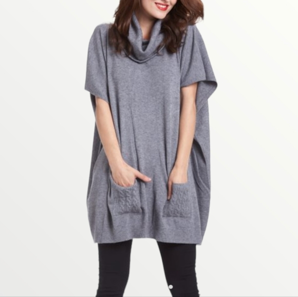 Simply Couture | Camel Cowl Neck Swing Tunic, Camel Brown L - Picture 7 of 12